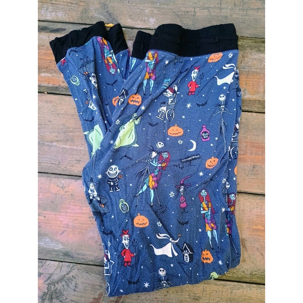 Little Sleepies Adult Medium Nightmare Before Christmas Pajama Jogger Pants
